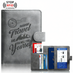 deli | Anti-theft Anti-skimming Multifunction Passports Holder