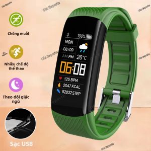 Đồng Hồ Thông Minh Bluetooth Thiết Bị Theo Dõi Thể Dục Đếm Bước Chân Vòng Đeo Tay Thể Thao Dành Cho Nam Nữ Với Chức Năng Theo Dõi Nhịp Tim Huyết Áp Giấc Ngủ Hw12