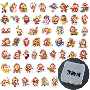 Adorable Little Lamb Emotion Stickers 50 Pieces Cartoon Zodiac Sheep Woolly Lamb Waterproof Decor Children Reward Decals Pack