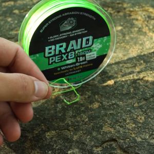 Bingolife Senar Pancing PE X8 Lure Fishing Line 150m Hijau Pucat Kuat Anti Keriting Benang Pancing Casting Professional Tali Pancing Halus Lembut