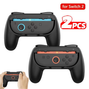 2Pcs Joy-Con Grips Kit For NS Switch 2 Joypad Hand Grip Shell Controller Gamepad Stand Holder Bracket For Switch 2 Accessories