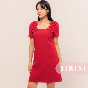 RIMINI - Dress Pesta Mewah Bungan Berlengan Pendek Size XS-XL - Joses Dress CC331691