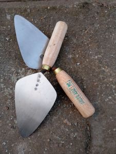 Sendok semen/Cetok semen Galur Baja Asli Galur NC keling 4 paku