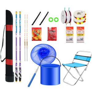WEW | Portable Mini Fishing Rod Kit for Kids