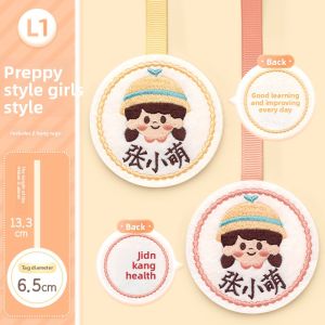 MONLEYTA | Waterproof Name Tags For Kindergarten Childrens Backpack Water Cup Name Plaque Hanging Decoration Ready For School Entry