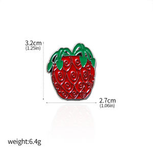 Bandai | Anime One Piece Devil Fruit Badge Brooch Fun Fruit Metal Bag Charm Lapel Pin Cosplay Accessory Fan Collectible Jewelry Gift