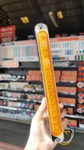 ไฟประดับ ไฟแต่งรถ LED  รุ่น Lux Long Star กรอบไฟพลาสติกชุบโครเมี่ยม รองรับไฟ 12-24V