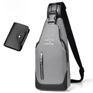 BOTEERDAISHU Oxford Cloth Crossbody Bag Mens Single Shoulder Charging Backpack Casual Style Fashion Brand New 2024 Model