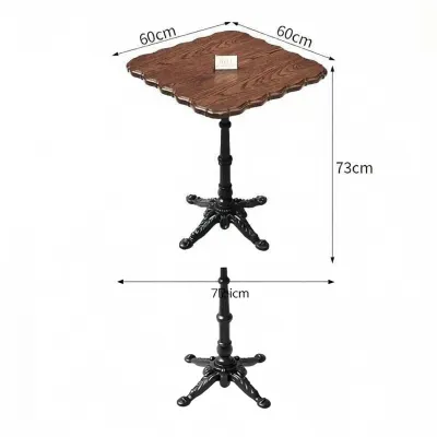 AYIJIE | Retro Industrial Style Solid Wood Restaurant Furniture