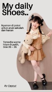 Sepatu Anak Sekolah Cewek Perempuan Dockmart Ninm Fashion Korea
