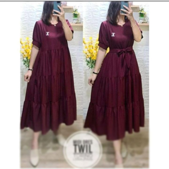 midi dress polos/long dress lengan pendek/baju wanita dewasa/midi dress wanita modern/baju dress wanita kekinian | Lazada Indonesia midi dress polos/long dress lengan pendek/baju wanita dewasa/midi dress wanita modern/baju dress wanita kekinian | Lazada Indonesia