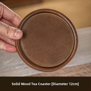 CRISTALGLASS | Heat-Resistant Wooden Tea Coaster