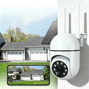 Wall-WiFi Camera 1080P HD Night Vision 2.4Ghz Hotspot Rotate Anti-theft Monitor Security Surveillance Smart Camera for Phone APP