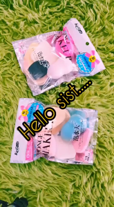 Spons Make Up Set 6 IN 1 Beauty Blender Sponge Bedak Isi 6 Pcs Powder Puff Foundation Makeup Puff Wajah Kemasan Plastik Import DMO E24