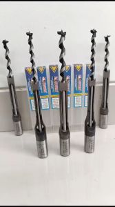 Fujiyama Mata Bor Bobok Kayu 3/8" Hollow Chisel Bit Mortising Square Chiesel