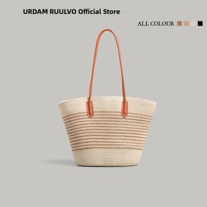 URCDN RDALVO | Large Capacity Beach Straw Tote Bag
