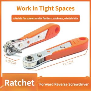 Small Space Fast Ratchet Screwdriver L-shaped Right Angle Elbow Tool One Word Cross Torx Starter Wrench Set