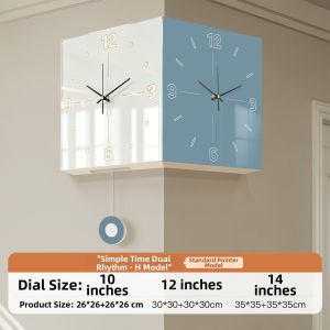BEISIJIA | Hassle-Free Installation Wall Corner Electronic Double-Sided Clock