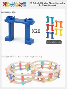 EDWONE | Educational Track Building Blocks Set