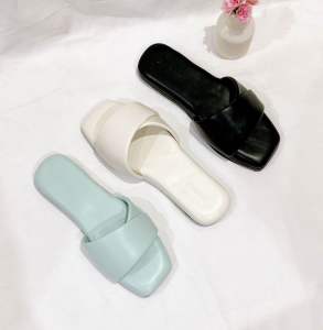 XIERRA REIN Sandal Slip On Wanita Flat Selop Sandal Platform