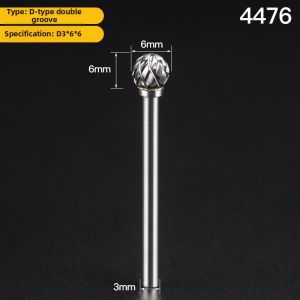HUHAO | Tungsten Carbide D Type Metal Grinding Rotary Burrs 3mm