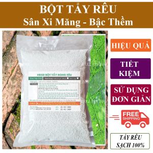 1kg Bột Tẩy Rong Rêu Siêu Sạch 99% Tẩy Sân Vườn Sàn Nhà Tường Xi Măng [ Bột Loại Tốt ]