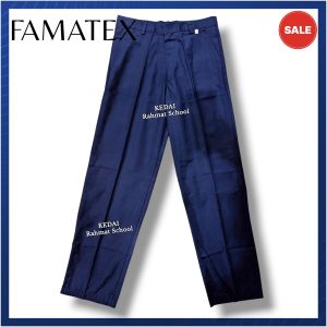 Celana Sekolah SMP MTS Bahan Famatex Premium