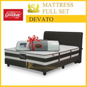 Goodnite Devato 5 Zone Pocked Spring HR Hotel Mattress/Full Set Free Topper Delivery Malaysia