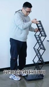 Portable A4 Document Display Stand - Adjustable Literature Rack for Books Brochures & Magazines | Office School Restaurant & Event Use