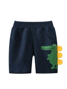 27Kids Korean Style Pure Cotton Summer Pants Thin Baby Boys Shorts Five-Quarter Length Non-Fleece Mid-Waist Casual Trousers