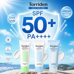 Torriden | Torriden SPF 50+ Sunscreen For Face Protector Solar Skincare Dual Tube Multi Effect Facial Sunscreen Solar Blocke Sun Protection