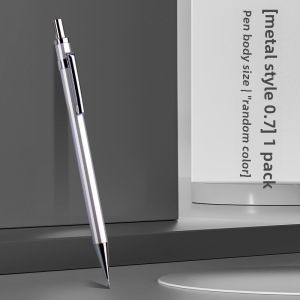 Deli Low Center of Gravity Metal Automatic Pencil High Aesthetic Value 0.5 for Girls 2B Drawing And Painting Children Grade Two Three