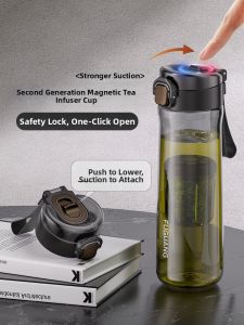 Fuguang | Tea Separation Magnetic Cup Large Capacity Sport Water Bottle