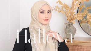HIJAB SEGIEMPAT ETHICA SYARI UKURAN 134 X 134 CM VOAL ULTIMARE HALLEYA / ETHICA HIJAB VOAL TERBARU