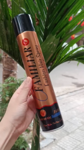 Gôm xịt tóc giữ nếp tạo kiểu nam nữ Familiar Hair Spray 350ml