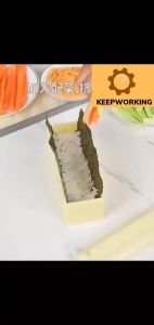 KEEP WORKING1pcs Sushi Molder For Rice Ball Hoge Cake Roll Japanese Kitchen Mold Tool Kit DIY Press Shape Maker