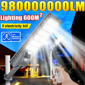 980000000LM 5000W/4000W/3000W Solar LED Lamp Powerful Outdoor Lights Motion Sensor Solar Lamp Waterproof Garden Street Wall Lamp