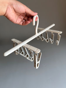 Multifunctional Rotate Clothes Hanger Drying Clip Underwear Clothes Drying Gadget Detachable Multi-Head Clip Clothes Hanger