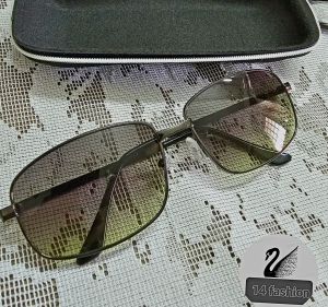 Sunglasses mens trendy square personality cool glasses wholesale Mens classic metal frame single sunglasses／方形防紫外线墨镜