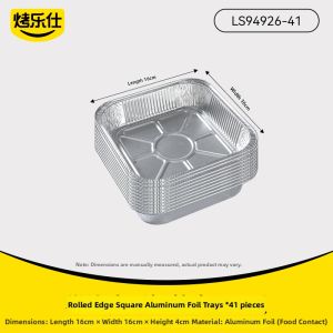 KAULUS | Air Fryer & Oven Baking Disposable Aluminum Foil Trays