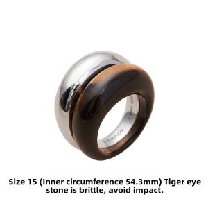 Elegant Chinese Style Tigers Eye Ring