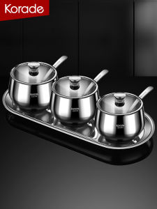 Korade | Stainless Steel Thickened Seasoning Set with Lids