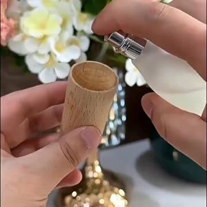 1pcs Aroma Wood Diffuser Essential Oil Diffuser For Aromatherapy Cylinder Beech Wood Diffuser