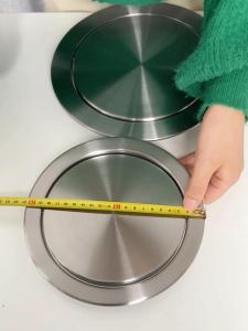 Embedded Countertop Lid Stainless Steel Trash Can Lid Square  Lid for Bathroom Kitchen