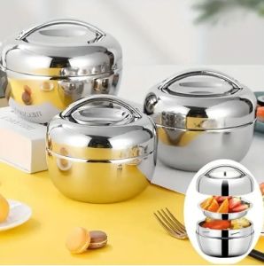 🔥 Fast delivery🔥1pc Hot Food Flask Stainless Steel Lunch Box Vacuum Insulated Travel Double Layer Anti-Scald Bento Box Portable Lunch Box