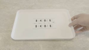 Elite Kitchen - Nordic Style Breakfast Food Serving Tray Anti Slip Food Dessert Serve Plate Tableware Dulang Makanan