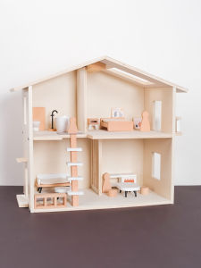 Kids Play House Wooden Toy Girl Princess Artificial House Room Castle Educational Doll House Wooden Gift