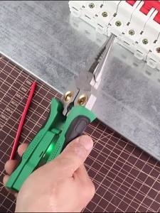 LAOA 8-In-1 Stainless Steel Multifunctional Wire Stripping Pliers for Wire Winding Electrical Measurement and Electricians