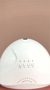 Low Heat Thumb & Hand Dual Nail Lamp Single Finger Single Toe Fast Drying LED Light Two Zone Nail Dryer Gel Nail Curing Lamp