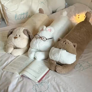 [พร้อมส่ง]ตุ๊กตาหมาหมอนข้าง หมายาวกอดนอน หมอนข้างน้องหมา🐶☁️